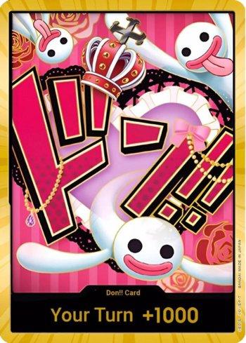 DON!! Card (Perona) (Gold) · DON-PRB17-G