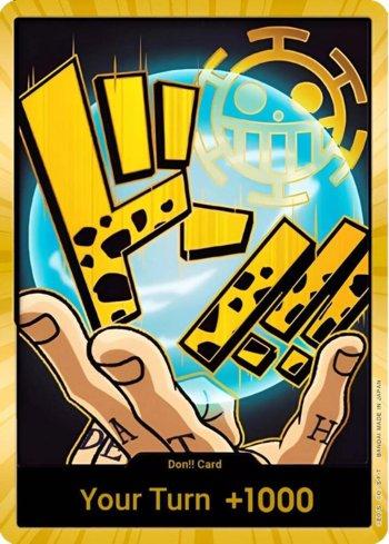 DON!! Card (Trafalgar Law) (Gold) · DON-PRB25-G