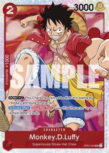 Monkey.D.Luffy (024) (Reprint) · OP01-024