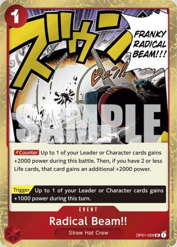 Radical Beam!! (Jolly Roger Foil) · OP01-029