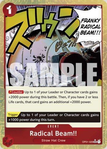 Radical Beam!! (Textured Foil) · OP01-029