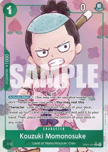 Kouzuki Momonosuke (Alternate Art) · OP01-041