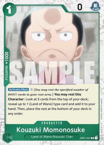 Kouzuki Momonosuke (Jolly Roger Foil) · OP01-041