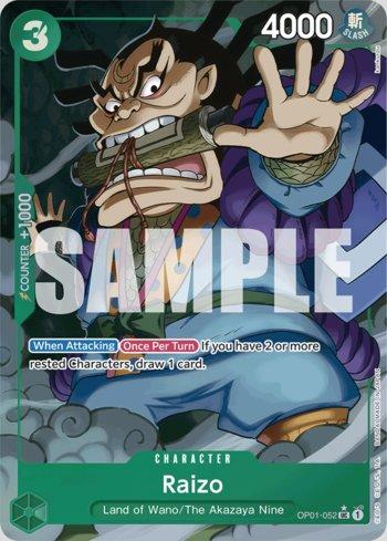 Raizo (Full Art) · OP01-052