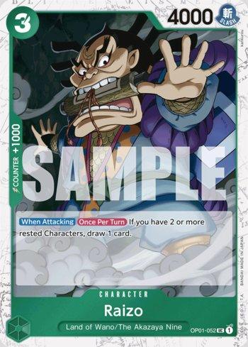 Raizo (Jolly Roger Foil) · OP01-052