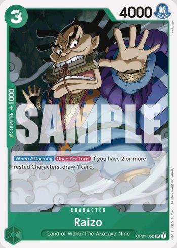 Raizo (Reprint) · OP01-052