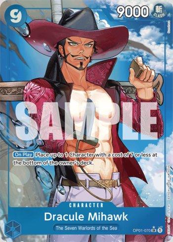 Dracule Mihawk (070) (Alternate Art) · OP01-070
