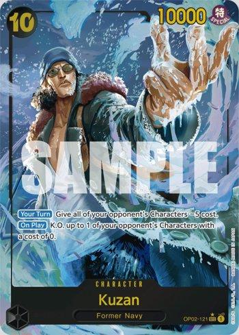 Kuzan (121) (Alternate Art) · OP02-121