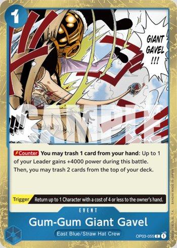 Gum-Gum Giant Gavel (Jolly Roger Foil) · OP03-055