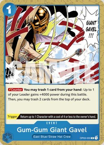 Gum-Gum Giant Gavel (Reprint) · OP03-055