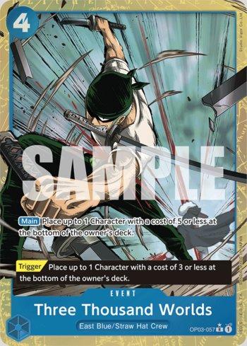 Three Thousand Worlds (Alternate Art) · OP03-057