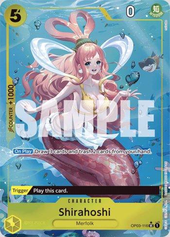 Shirahoshi (116) (Full Art) · OP03-116