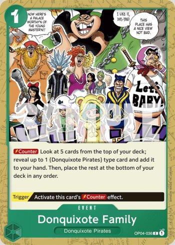 Donquixote Family (Reprint) · OP04-036