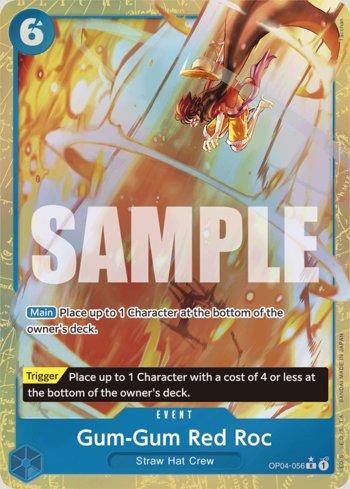 Gum-Gum Red Roc (Alternate Art) · OP04-056