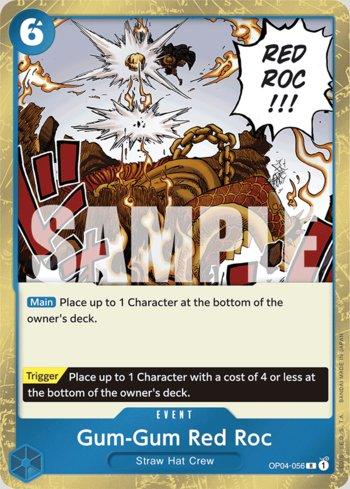 Gum-Gum Red Roc (Reprint) · OP04-056