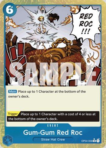 Gum-Gum Red Roc (Textured Foil) · OP04-056