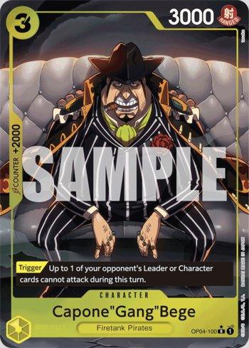 Capone"Gang"Bege (100) (Alternate Art) · OP04-100