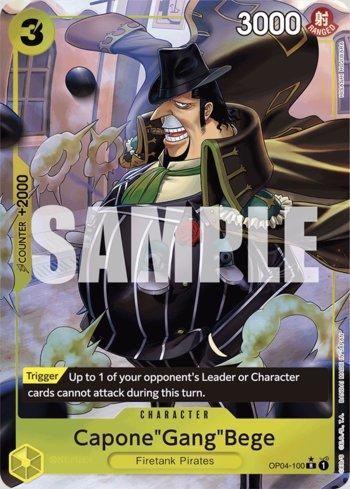 Capone"Gang"Bege (100) (Full Art) · OP04-100