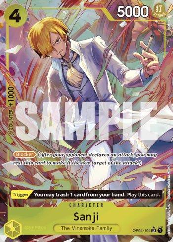 Sanji (104) (Alternate Art) · OP04-104