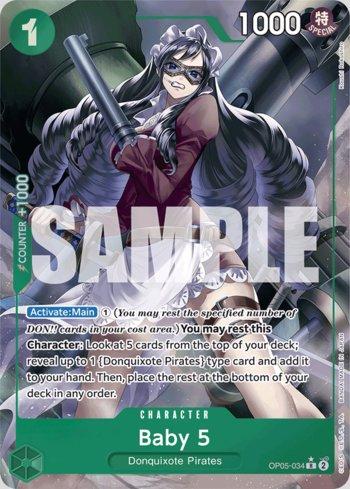 Baby 5 (034) (Full Art) · OP05-034