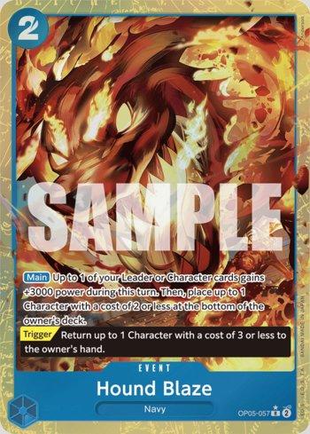 Hound Blaze (Alternate Art) · OP05-057