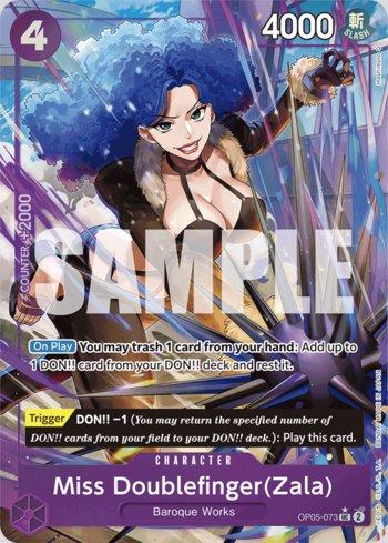 Miss Doublefinger(Zala) (Full Art) · OP05-073