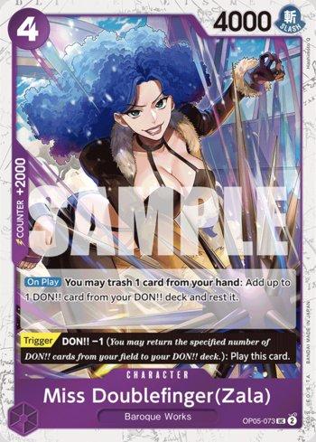 Miss Doublefinger(Zala) (Jolly Roger Foil) · OP05-073