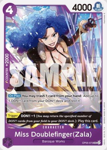 Miss Doublefinger(Zala) (Reprint) · OP05-073
