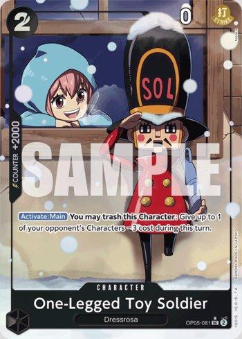 One-Legged Toy Soldier (Alternate Art) · OP05-081