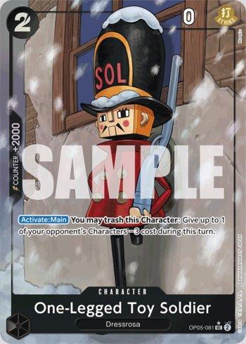 One-Legged Toy Soldier (Full Art) · OP05-081