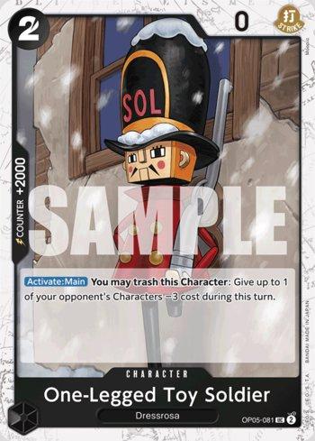 One-Legged Toy Soldier (Jolly Roger Foil) · OP05-081