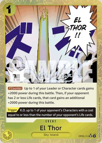 El Thor (Textured Foil) · OP05-114