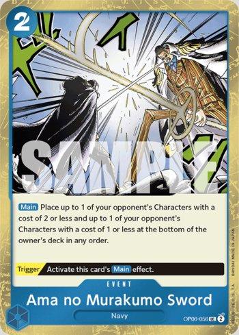 Ama no Murakumo Sword (Jolly Roger Foil) · OP06-056