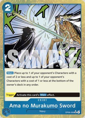 Ama no Murakumo Sword (Textured Foil) · OP06-056