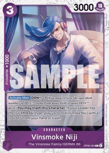 Vinsmoke Niji (064) (Jolly Roger Foil) · OP06-064