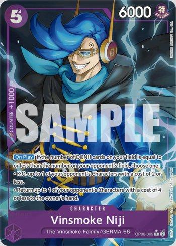 Vinsmoke Niji (065) (Alternate Art) · OP06-065