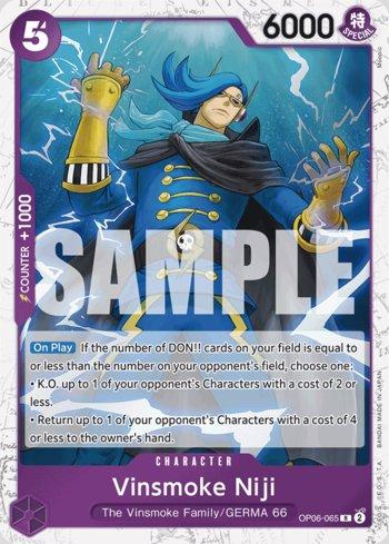 Vinsmoke Niji (065) (Jolly Roger Foil) · OP06-065