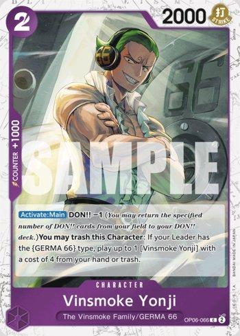 Vinsmoke Yonji (066) (Jolly Roger Foil) · OP06-066