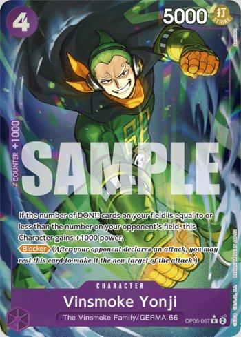 Vinsmoke Yonji (067) (Full Art) · OP06-067