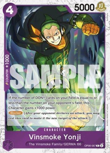 Vinsmoke Yonji (067) (Jolly Roger Foil) · OP06-067