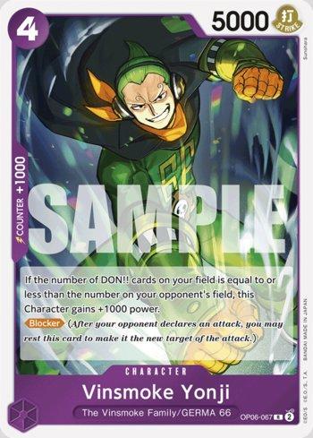 Vinsmoke Yonji (067) (Reprint) · OP06-067
