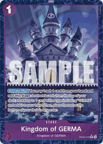 Kingdom of GERMA (Alternate Art) · OP06-079