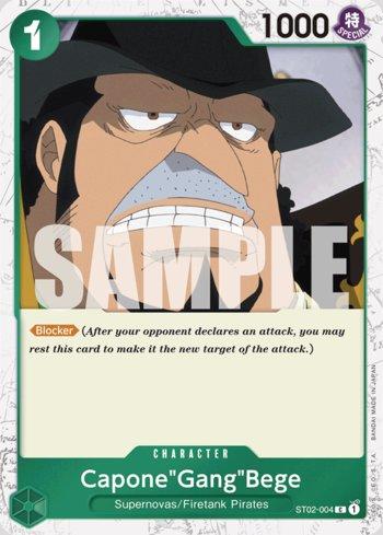 Capone"Gang"Bege (004) (Jolly Roger Foil) · ST02-004
