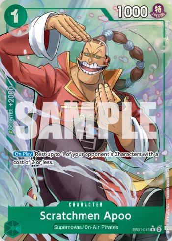 Scratchmen Apoo (015) (Alternate Art) · EB01-015