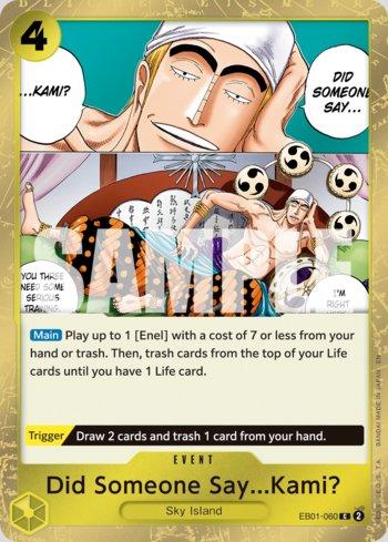 Did Someone Say...Kami? (Pirate Foil) · EB01-060
