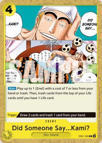 Did Someone Say...Kami? (Reprint) · EB01-060