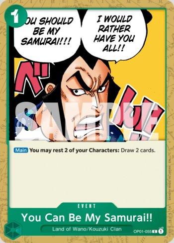 You Can Be My Samurai!! (Reprint) · OP01-055