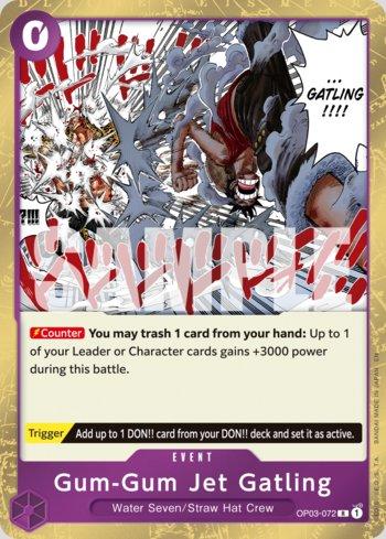 Gum-Gum Jet Gatling (Reprint) · OP03-072