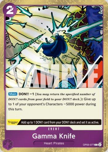Gamma Knife (Pirate Foil) · OP05-077