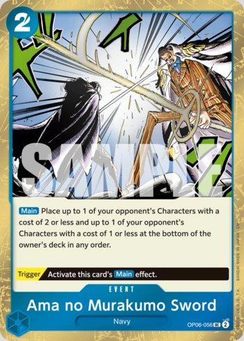 Ama no Murakumo Sword (Pirate Foil) · OP06-056